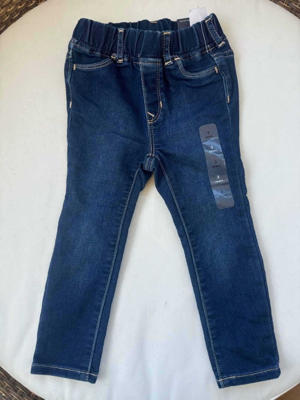 GAP Girls' Dark Blue Denim Jeggings 3T
